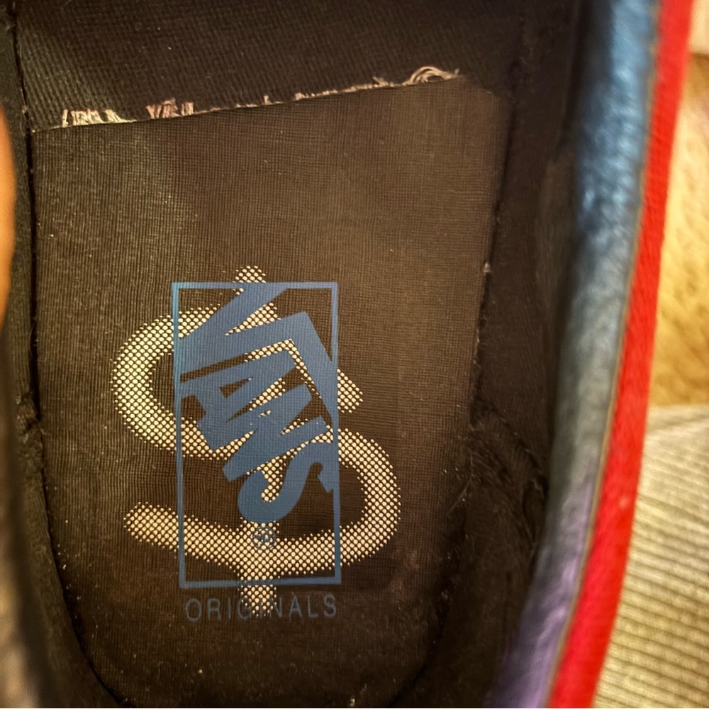 Vans Vault x Stray Rats OG Era LX Rio Red Snorkel Blue Mens 10.5 - Picture 8 of 8